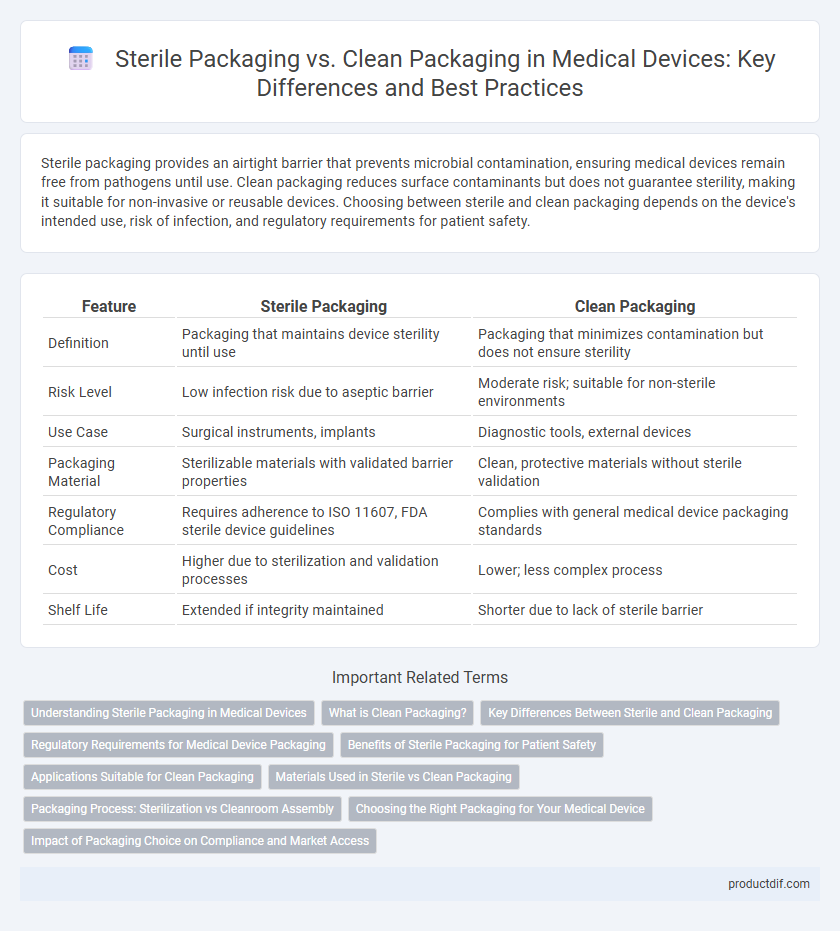 Sterile Packaging vs. Clean Packaging in Medical Devices: Key Differences and Best Practices