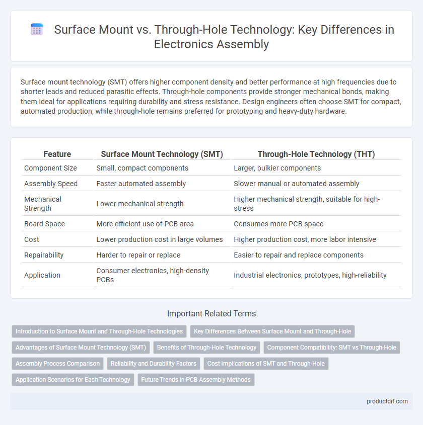 Surface Mount vs. Through-Hole Technology: Key Differences in Electronics Assembly