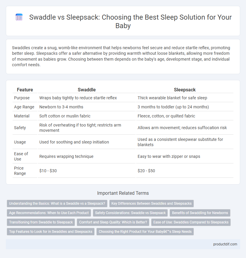 Swaddle vs Sleepsack: Choosing the Best Sleep Solution for Your Baby