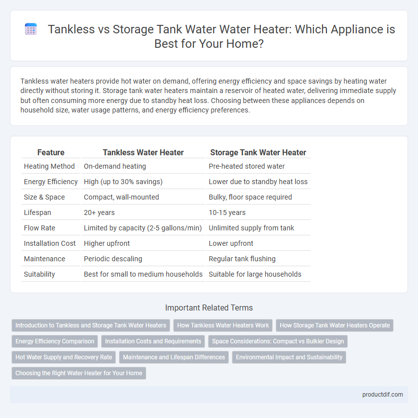 Tankless vs Storage Tank Water Water Heater: Which Appliance is Best for Your Home?