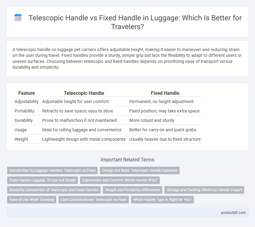 Telescopic Handle vs Fixed Handle in Luggage: Which Is Better for Travelers?