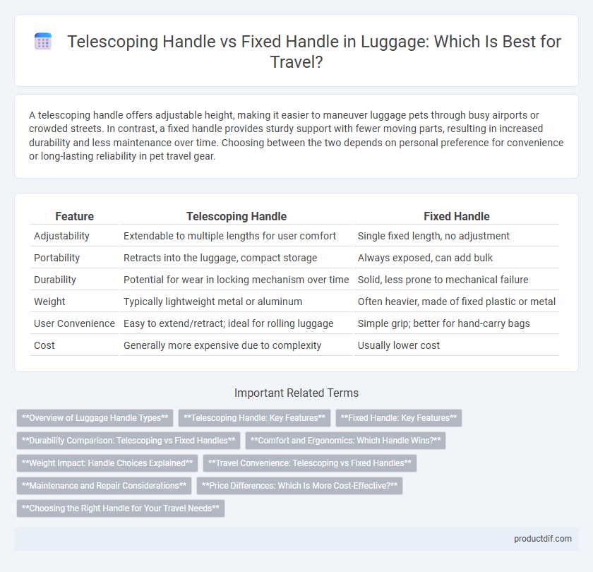 Telescoping Handle vs Fixed Handle in Luggage: Which Is Best for Travel?
