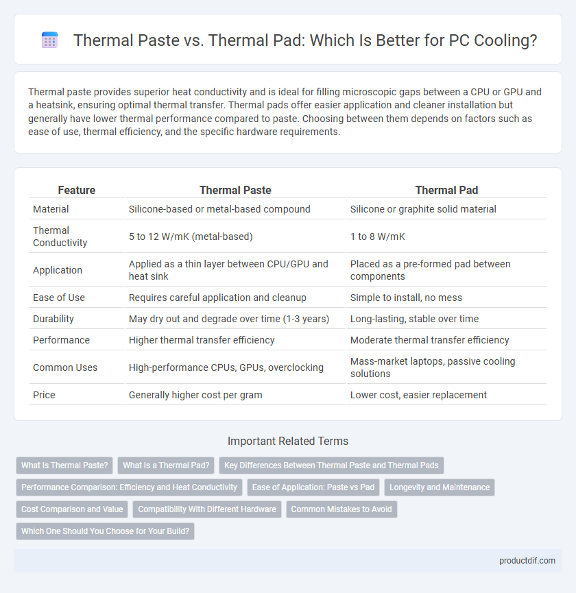 Thermal Paste vs. Thermal Pad: Which Is Better for PC Cooling?