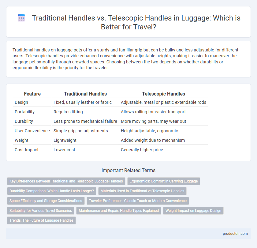 Traditional Handles vs. Telescopic Handles in Luggage: Which is Better for Travel?