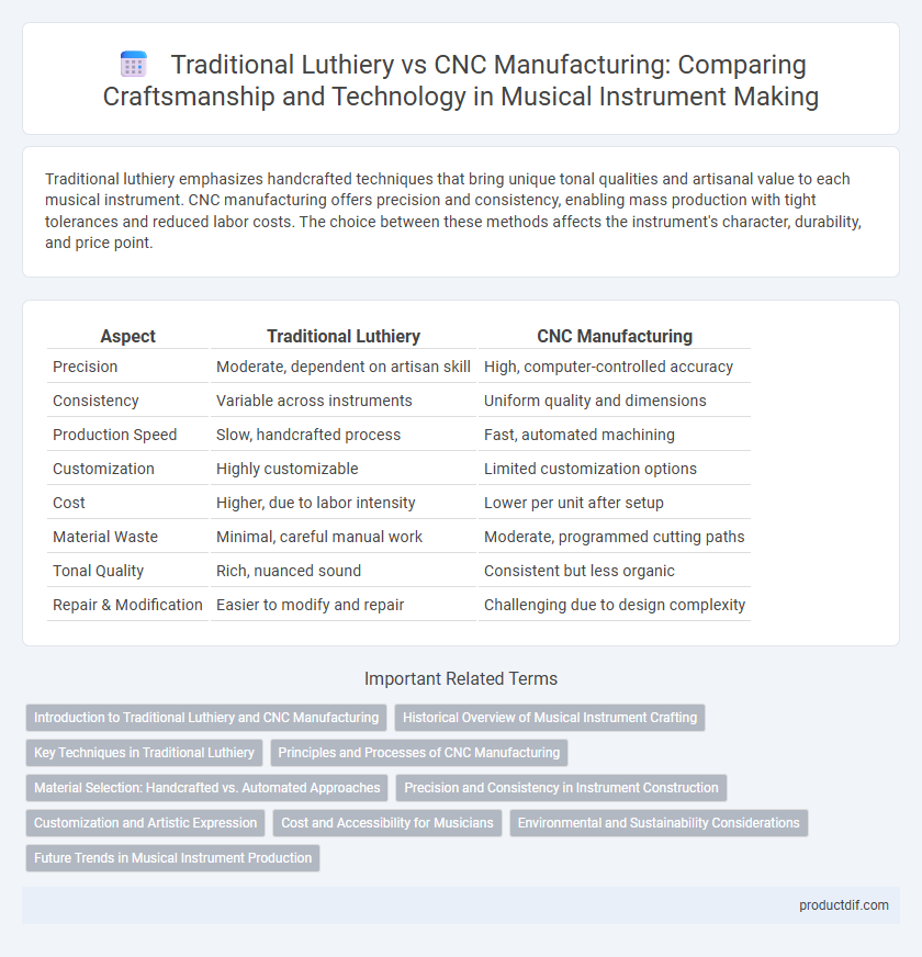 Traditional Luthiery vs CNC Manufacturing: Comparing Craftsmanship and Technology in Musical Instrument Making