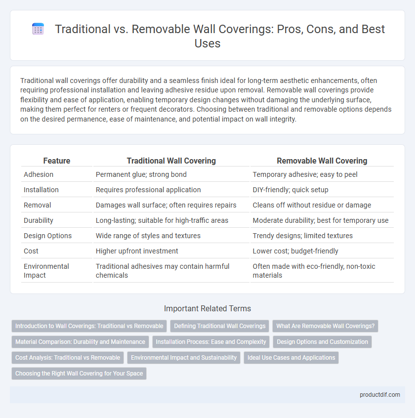 Traditional vs. Removable Wall Coverings: Pros, Cons, and Best Uses