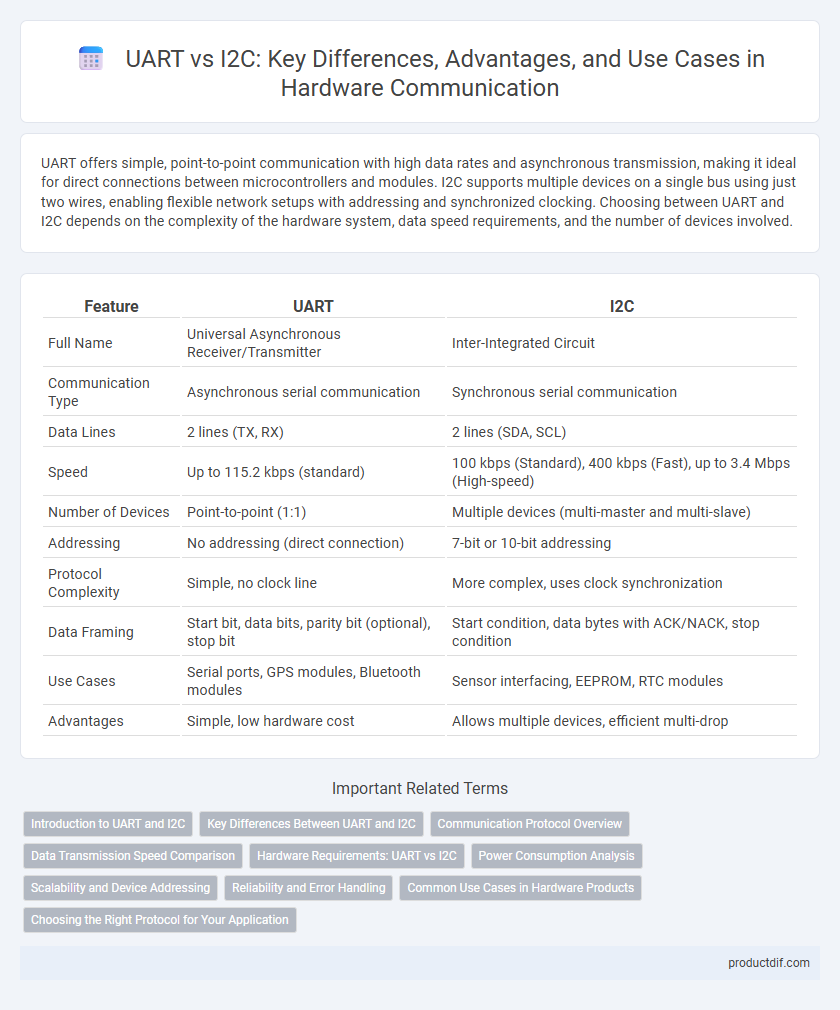 UART vs I2C: Key Differences, Advantages, and Use Cases in Hardware Communication