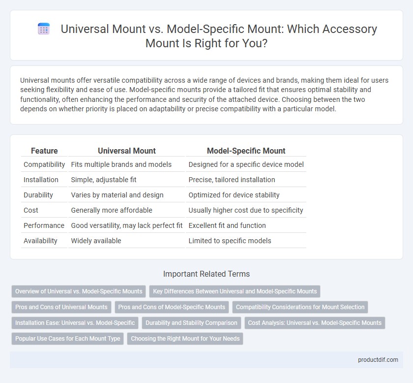 Universal Mount vs. Model-Specific Mount: Which Accessory Mount Is Right for You?