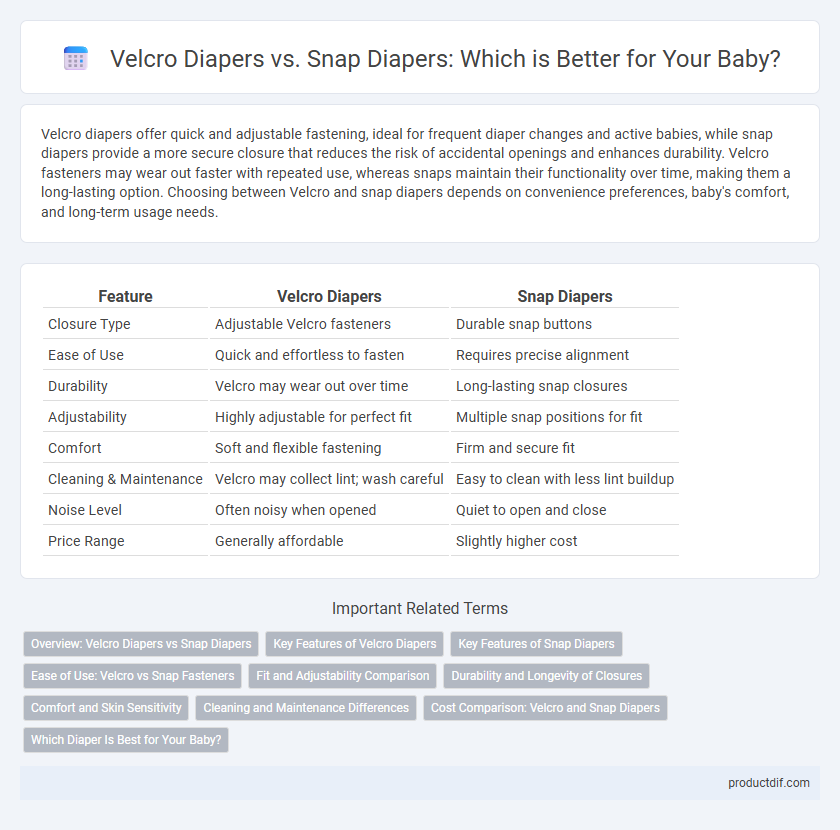 Velcro Diapers vs. Snap Diapers: Which is Better for Your Baby?