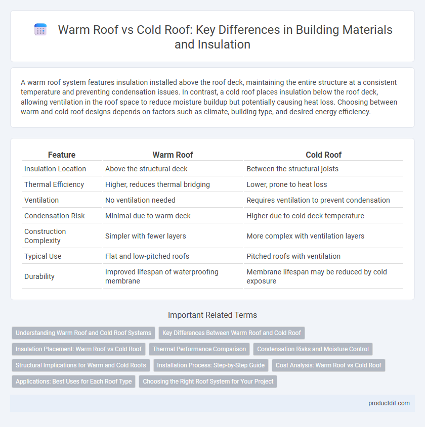 Warm Roof vs Cold Roof: Key Differences in Building Materials and Insulation