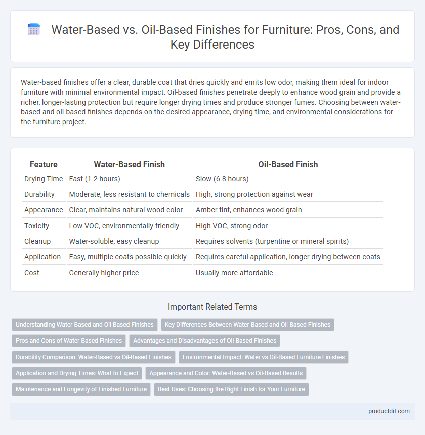 Water-Based vs. Oil-Based Finishes for Furniture: Pros, Cons, and Key Differences