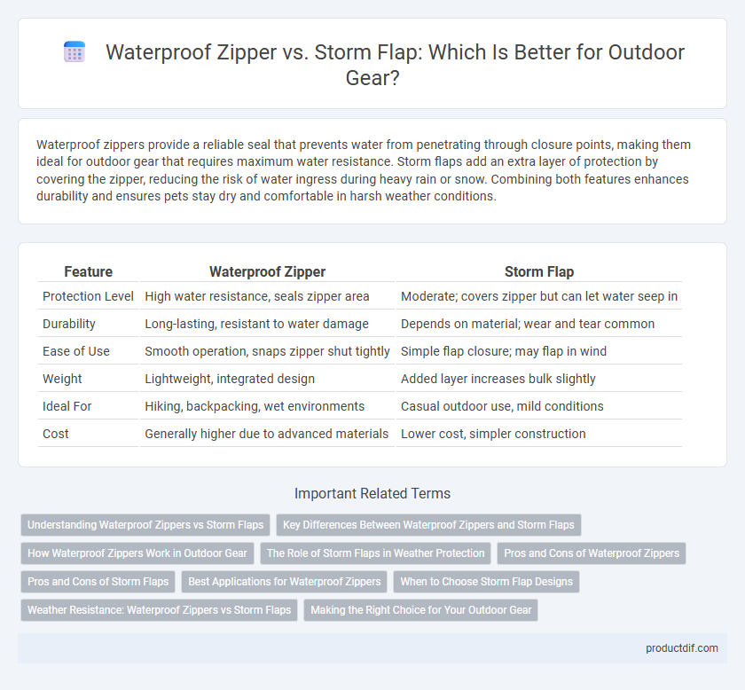 Waterproof Zipper vs. Storm Flap: Which Is Better for Outdoor Gear?