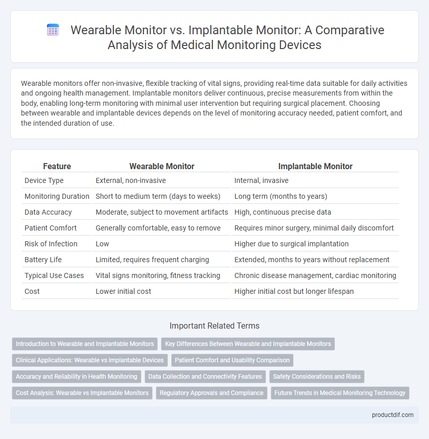 Wearable Monitor vs. Implantable Monitor: A Comparative Analysis of Medical Monitoring Devices