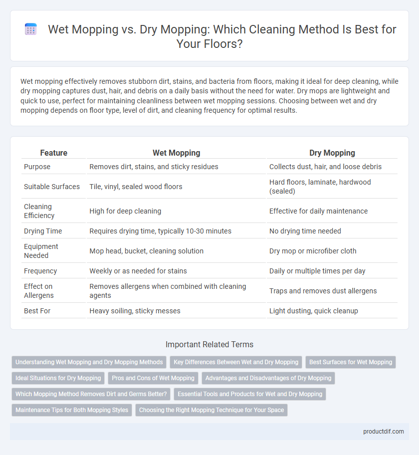 Wet Mopping vs. Dry Mopping: Which Cleaning Method Is Best for Your Floors?