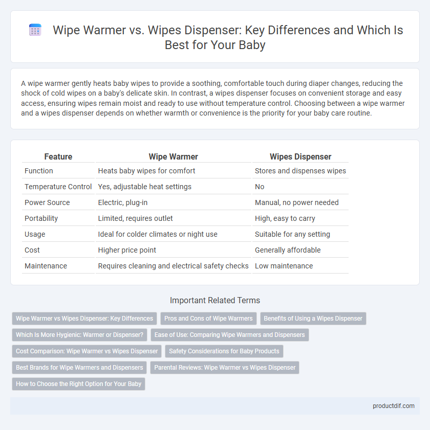 Wipe Warmer vs. Wipes Dispenser: Key Differences and Which Is Best for Your Baby