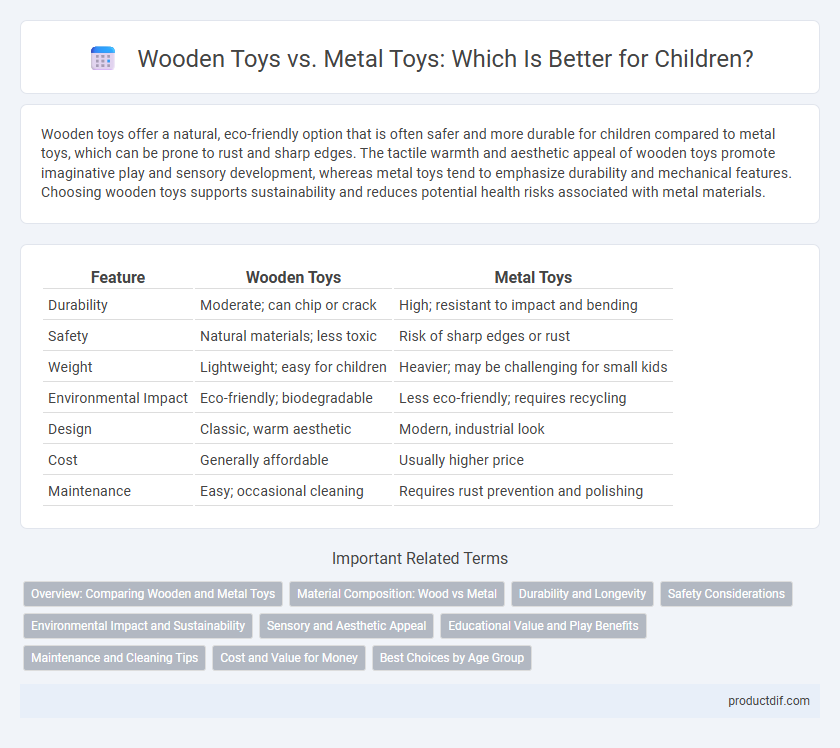 Wooden Toys vs. Metal Toys: Which Is Better for Children?