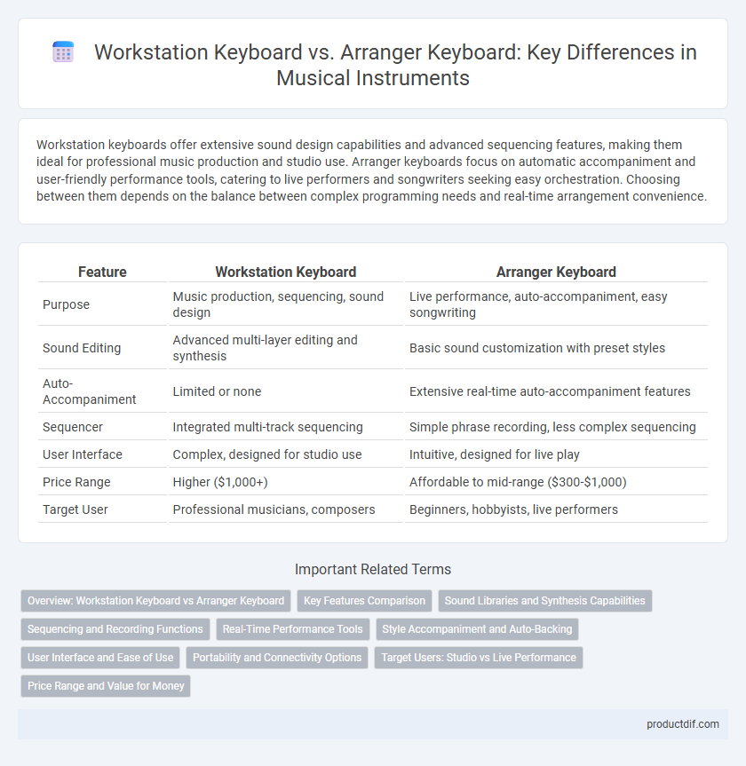 Workstation Keyboard vs. Arranger Keyboard: Key Differences in Musical Instruments