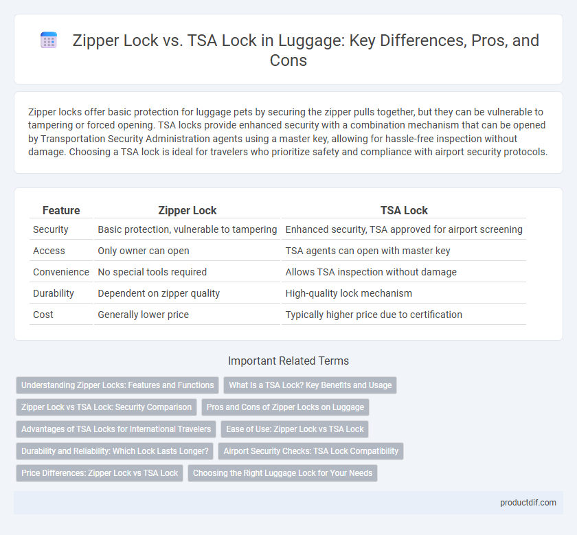Zipper Lock vs. TSA Lock in Luggage: Key Differences, Pros, and Cons