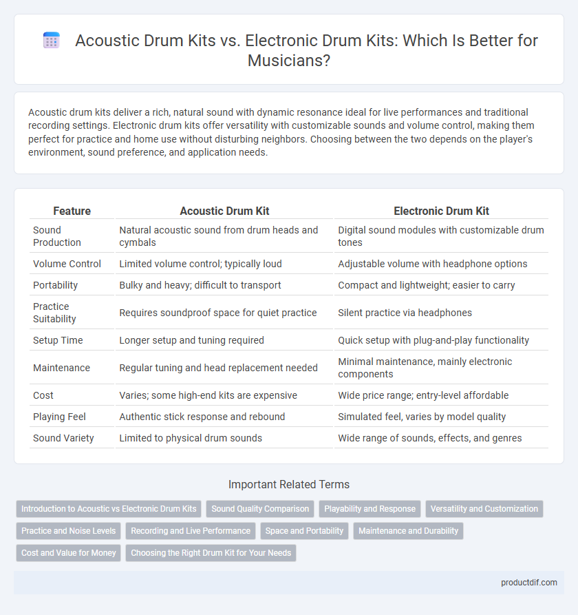 Acoustic Drum Kits vs. Electronic Drum Kits: Which Is Better for Musicians?