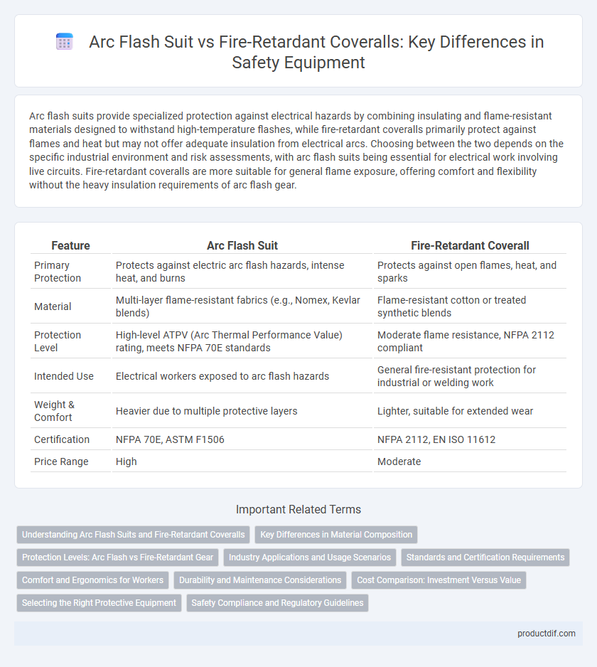Arc Flash Suit vs Fire-Retardant Coveralls: Key Differences in Safety Equipment