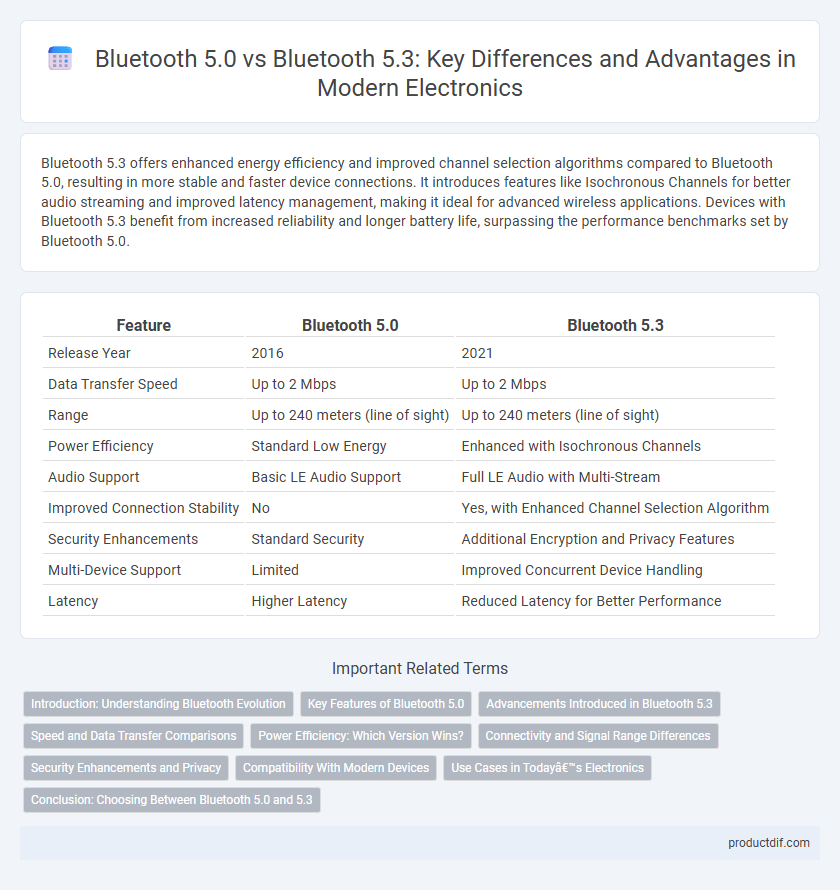 Bluetooth 5.0 vs Bluetooth 5.3: Key Differences and Advantages in Modern Electronics