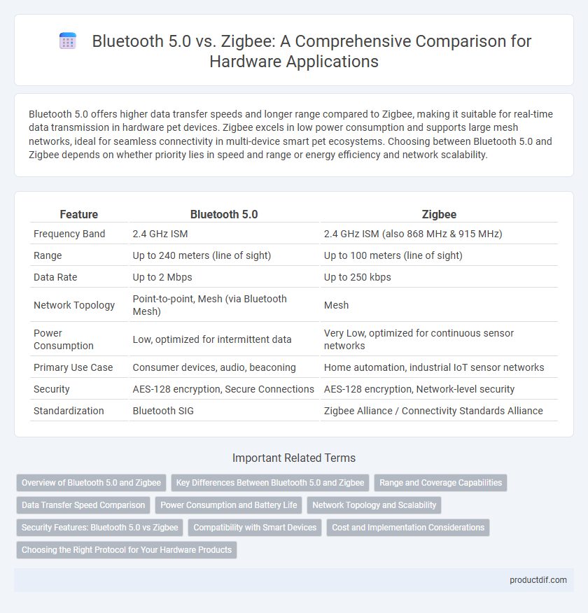 Bluetooth 5.0 vs. Zigbee: A Comprehensive Comparison for Hardware Applications