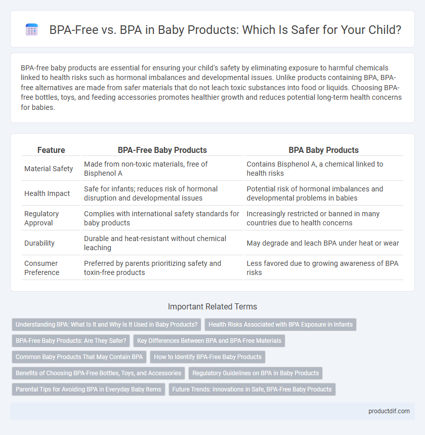 BPA-Free vs. BPA in Baby Products: Which Is Safer for Your Child?