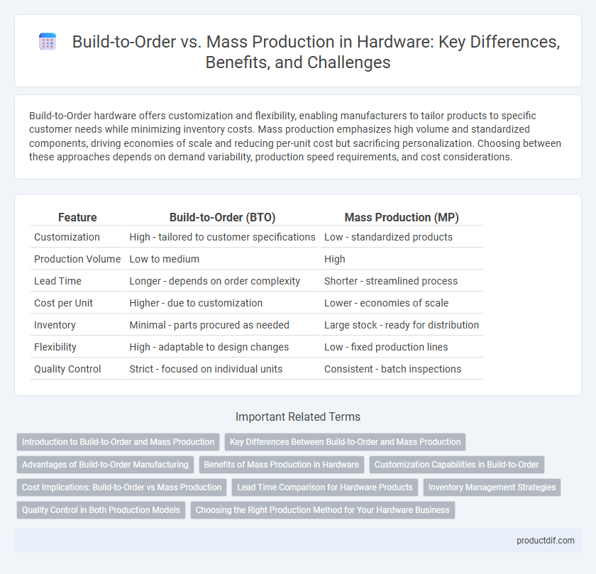 Build-to-Order vs. Mass Production in Hardware: Key Differences, Benefits, and Challenges