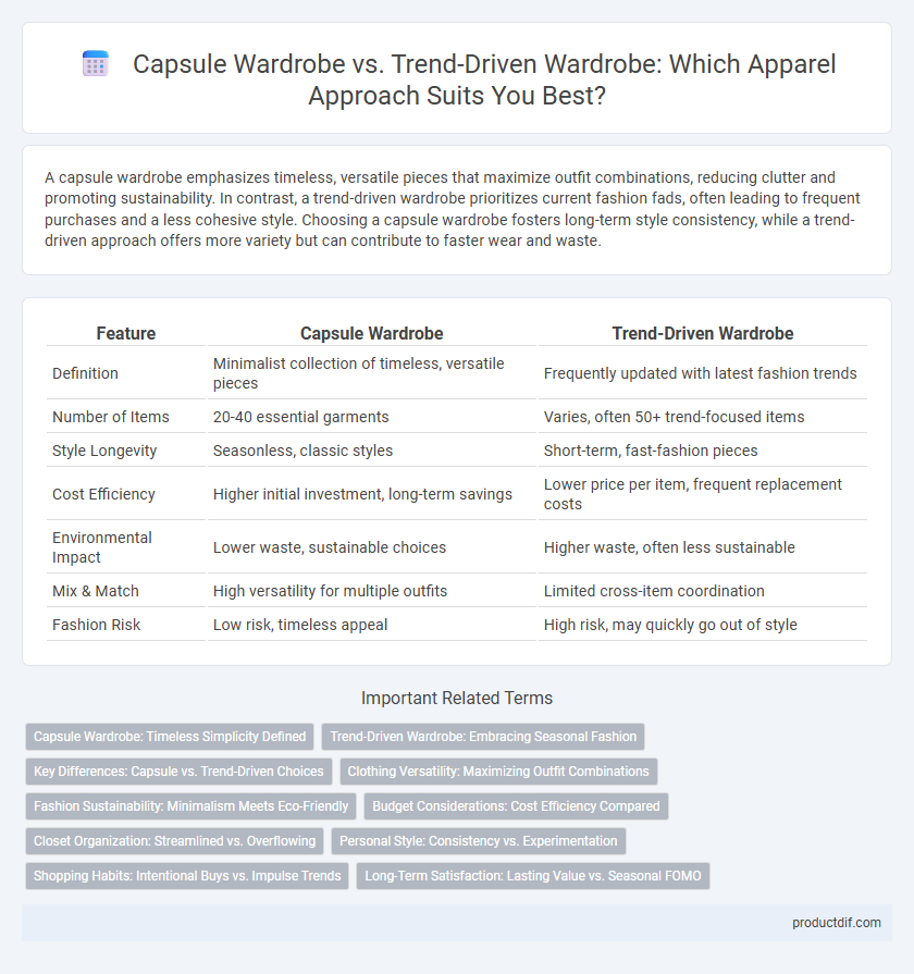 Capsule Wardrobe vs. Trend-Driven Wardrobe: Which Apparel Approach Suits You Best?