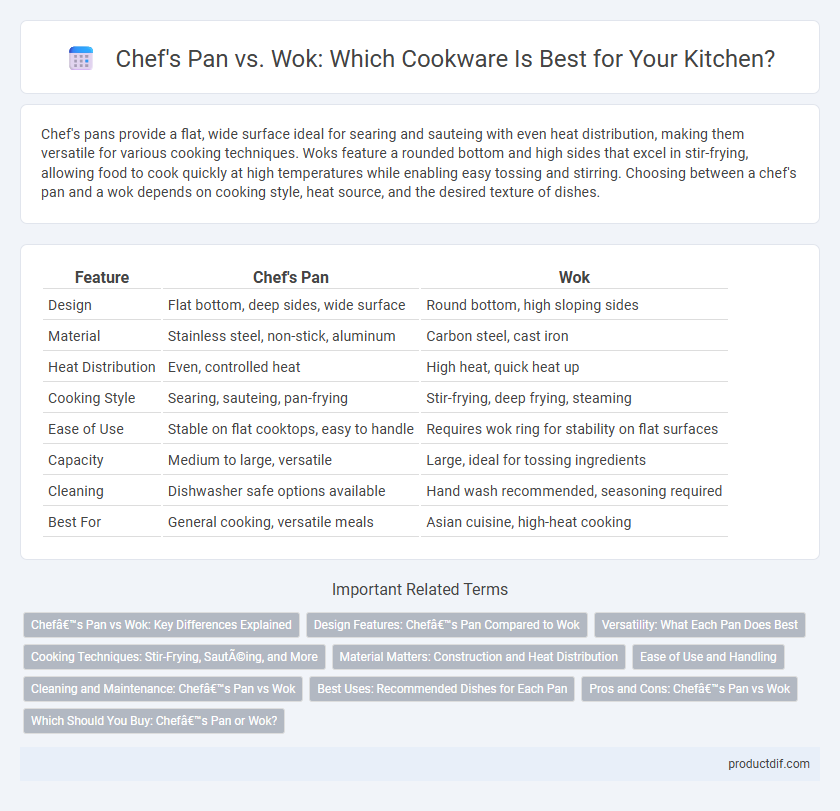 Chef's Pan vs. Wok: Which Cookware Is Best for Your Kitchen?