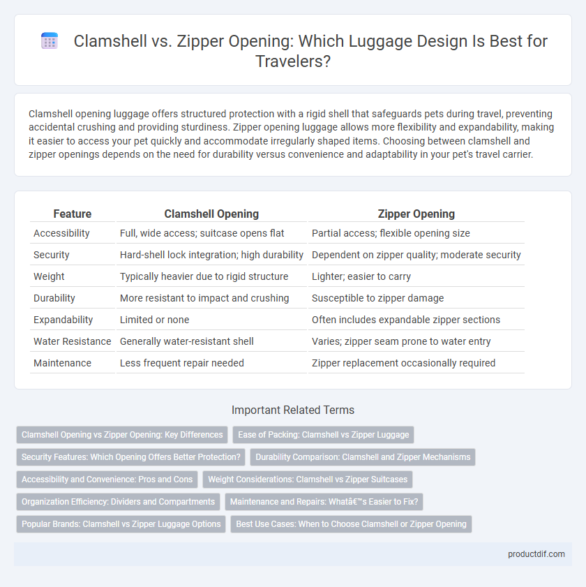 Clamshell vs. Zipper Opening: Which Luggage Design Is Best for Travelers?
