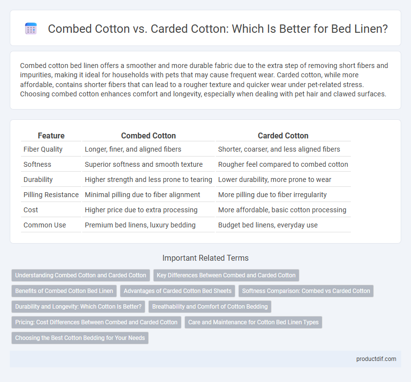 Combed Cotton vs. Carded Cotton: Which Is Better for Bed Linen?