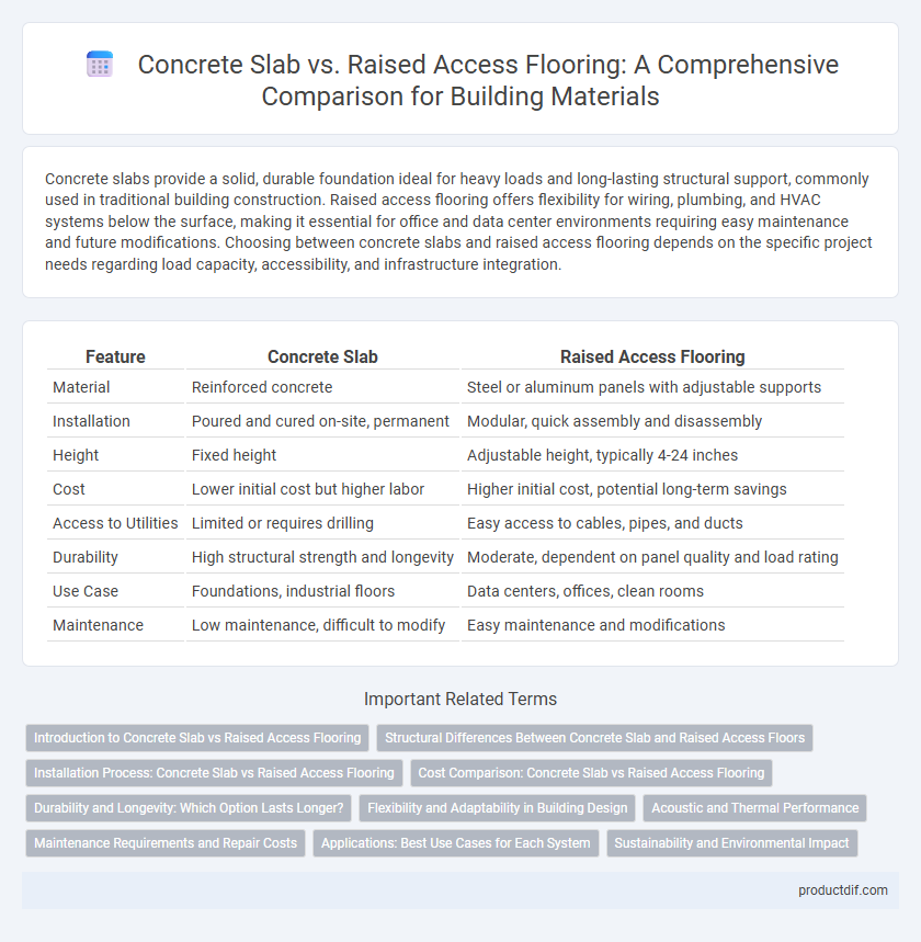 Concrete Slab vs. Raised Access Flooring: A Comprehensive Comparison for Building Materials