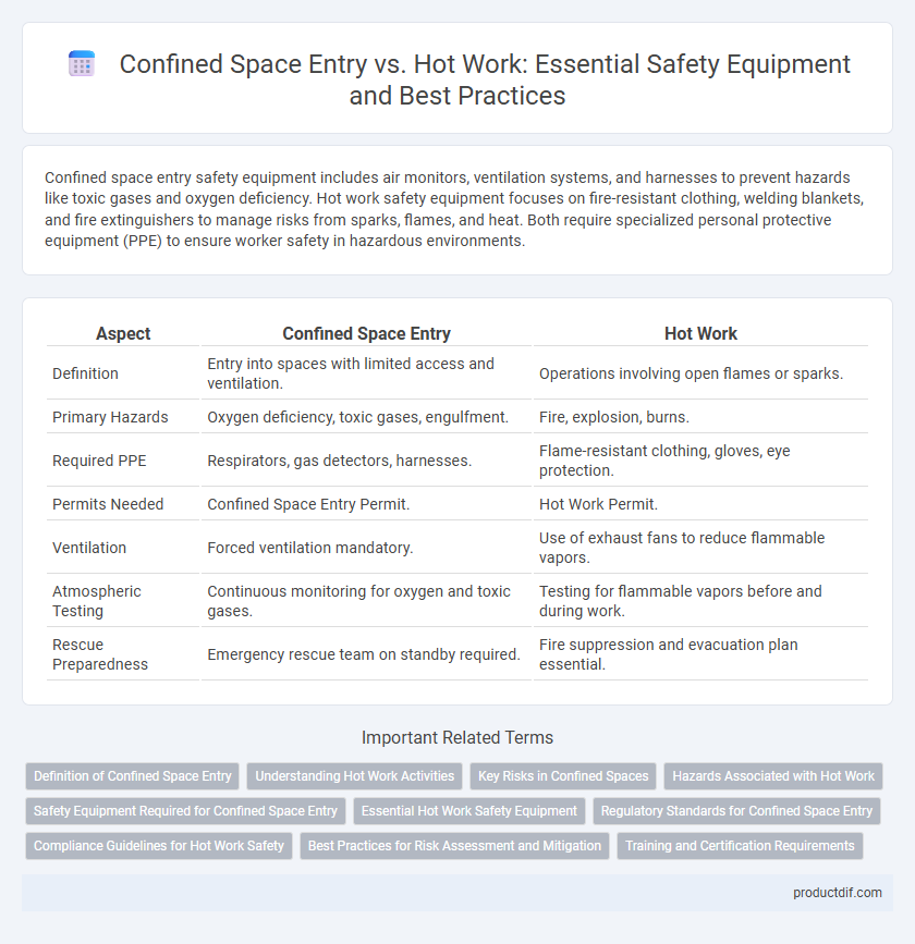 Confined Space Entry vs. Hot Work: Essential Safety Equipment and Best Practices