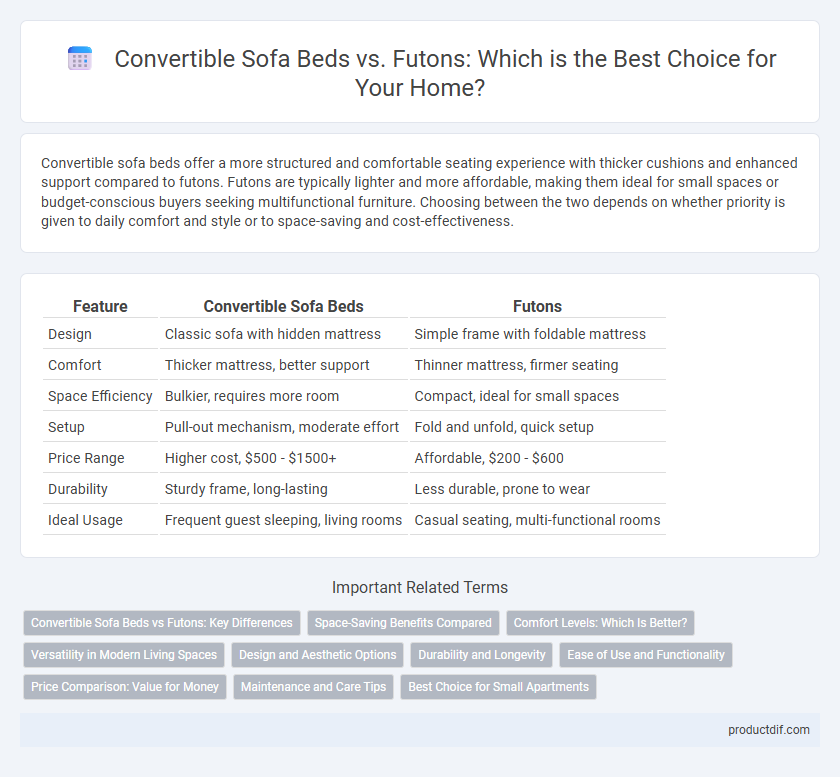 Convertible Sofa Beds vs. Futons: Which is the Best Choice for Your Home?