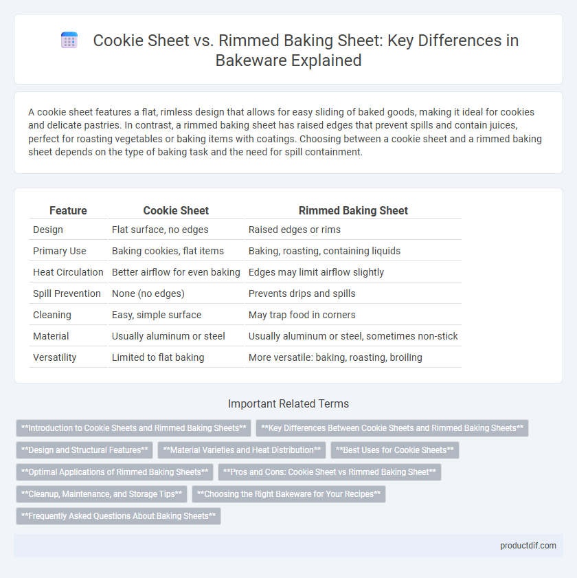 Cookie Sheet vs. Rimmed Baking Sheet: Key Differences in Bakeware Explained