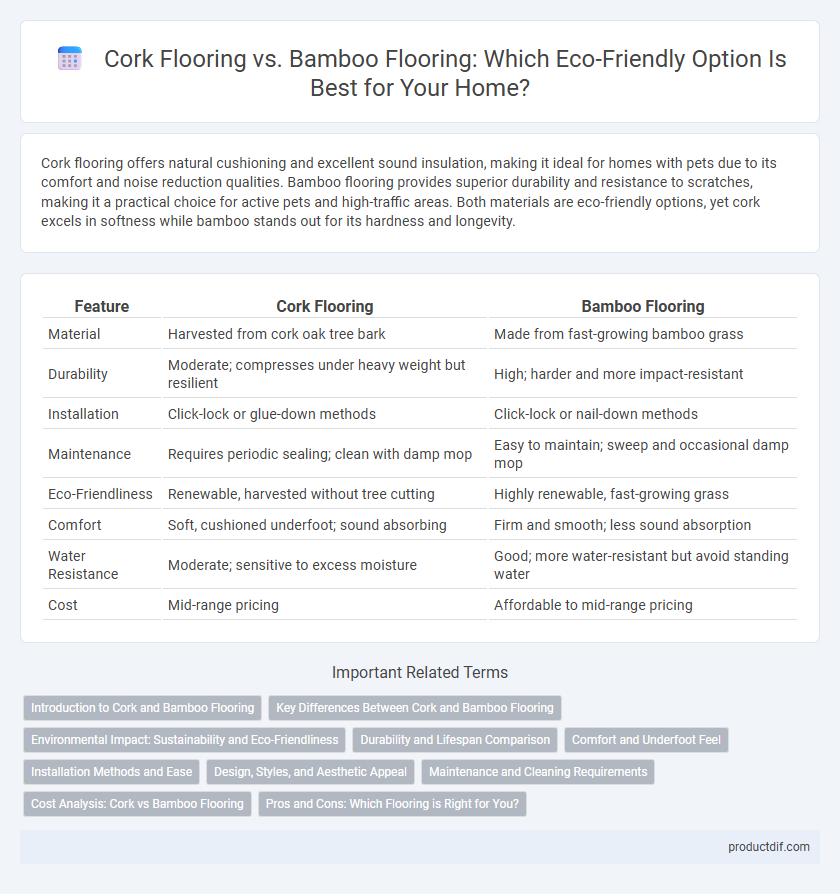 Cork Flooring vs. Bamboo Flooring: Which Eco-Friendly Option Is Best for Your Home?