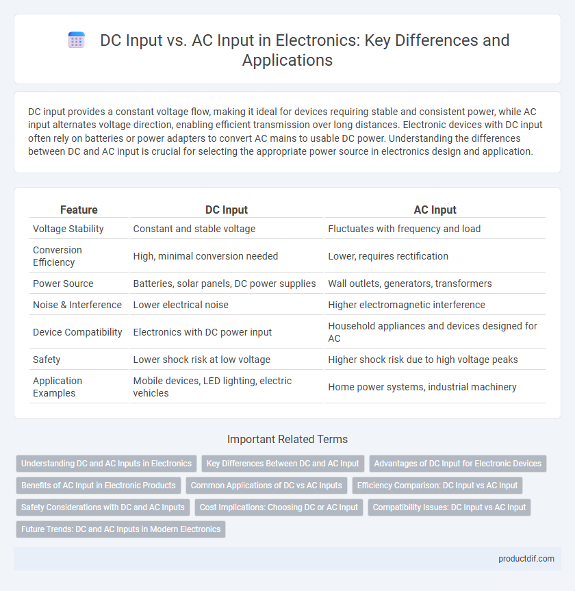 DC Input vs. AC Input in Electronics: Key Differences and Applications
