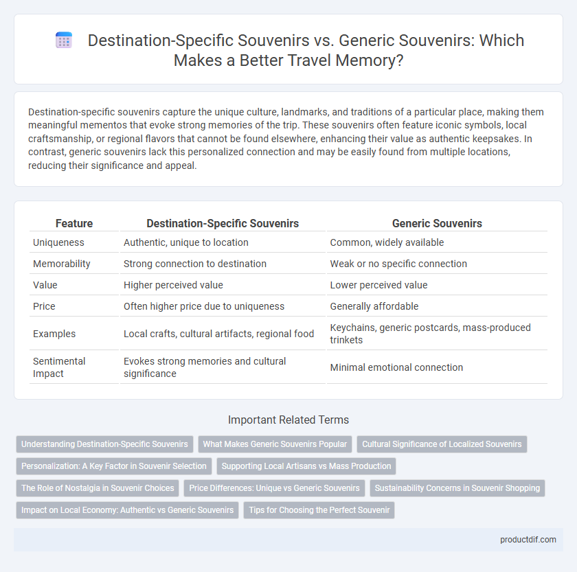 Destination-Specific Souvenirs vs. Generic Souvenirs: Which Makes a Better Travel Memory?