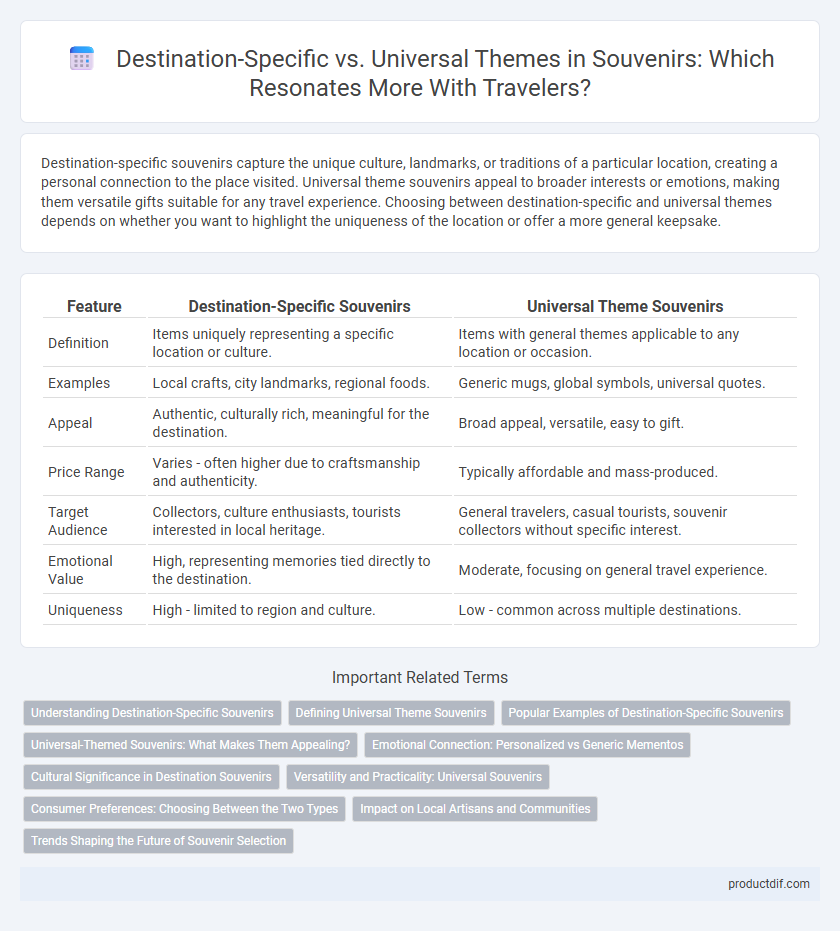 Destination-Specific vs. Universal Themes in Souvenirs: Which Resonates More With Travelers?