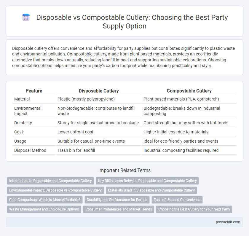 Disposable vs Compostable Cutlery: Choosing the Best Party Supply Option