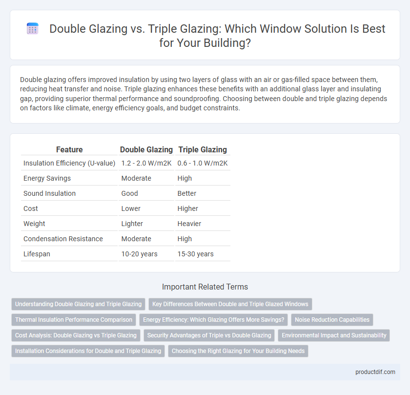 Double Glazing vs. Triple Glazing: Which Window Solution Is Best for Your Building?