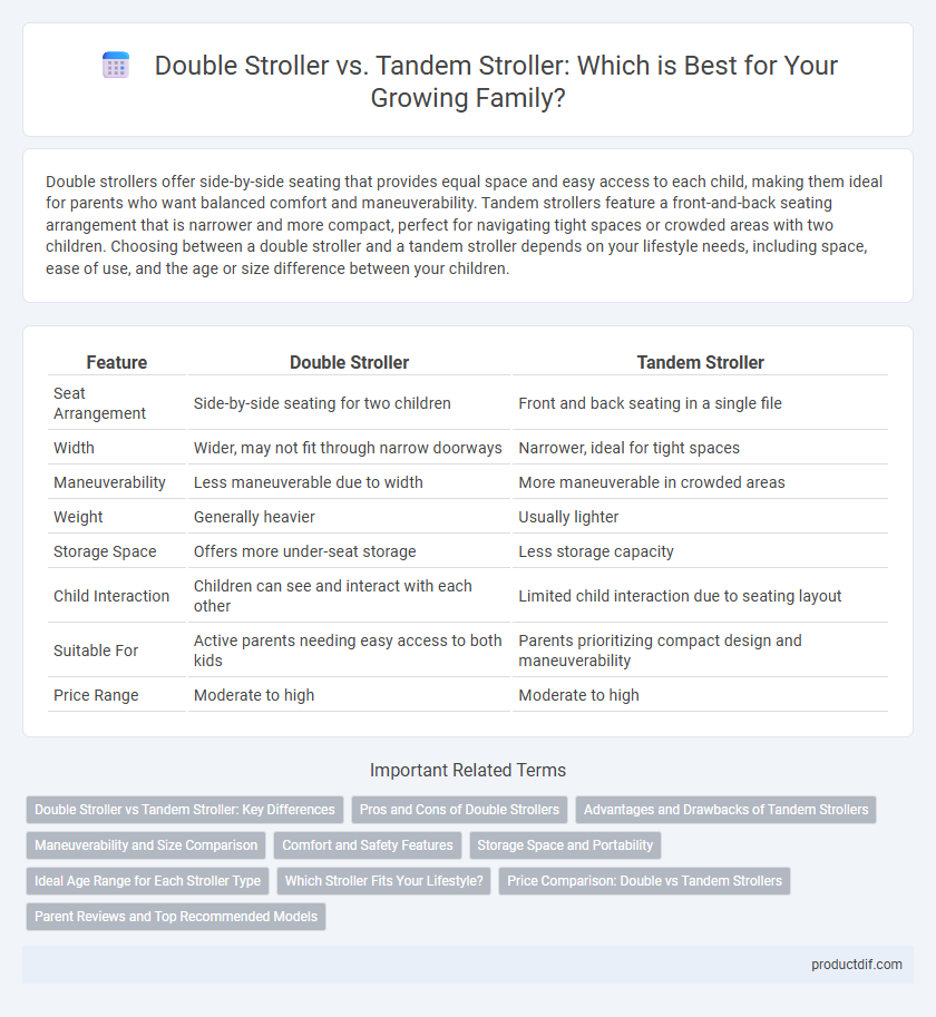 Double Stroller vs. Tandem Stroller: Which is Best for Your Growing Family?