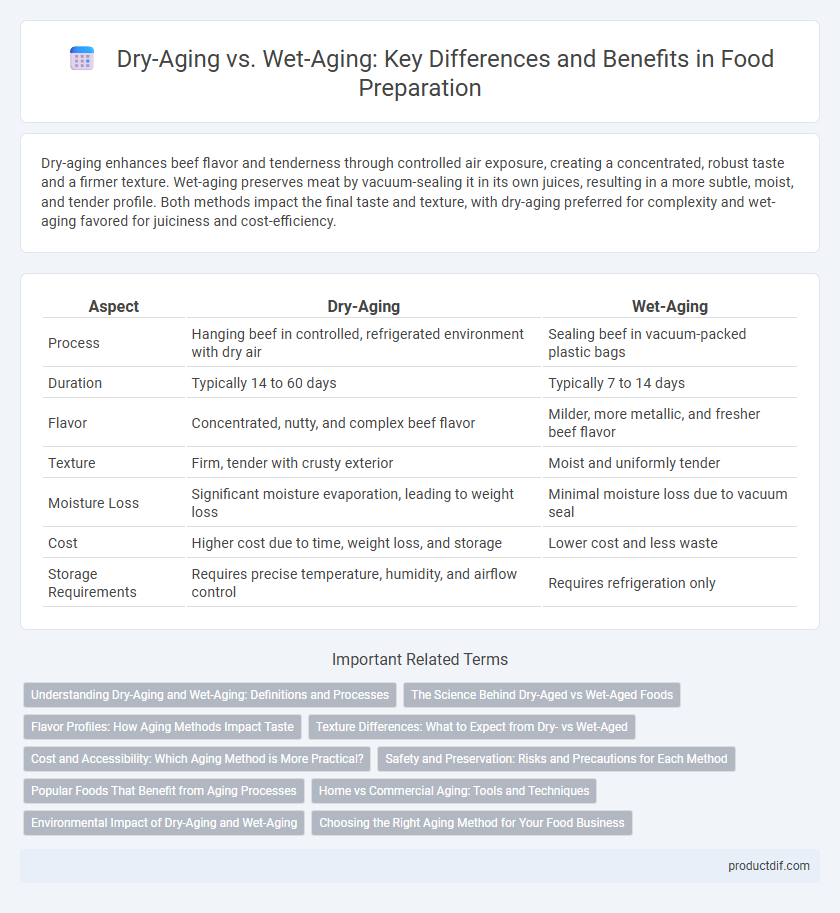 Dry-Aging vs. Wet-Aging: Key Differences and Benefits in Food Preparation