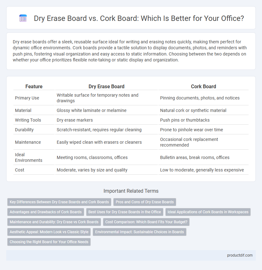 Dry Erase Board vs. Cork Board: Which Is Better for Your Office?