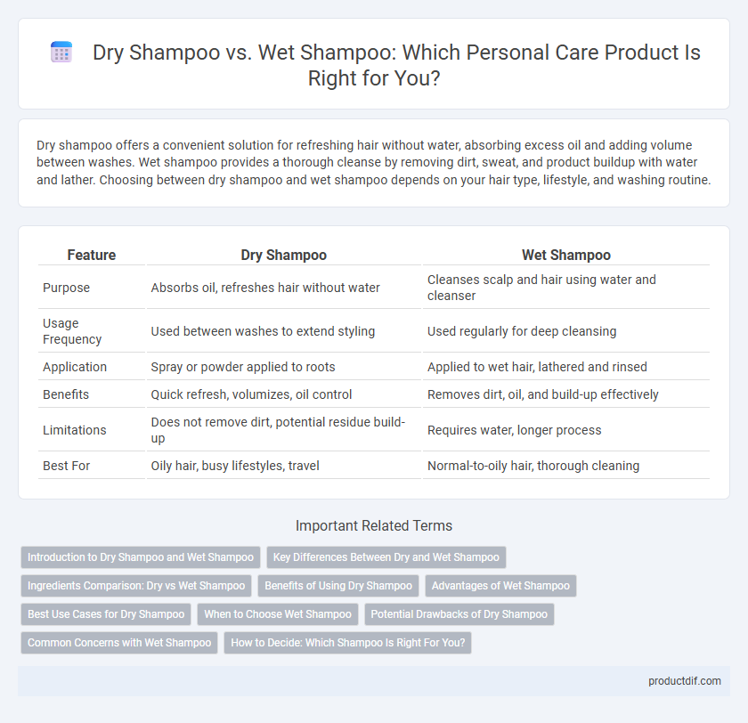 Dry Shampoo vs. Wet Shampoo: Which Personal Care Product Is Right for You?
