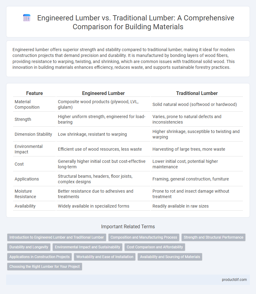 Engineered Lumber vs. Traditional Lumber: A Comprehensive Comparison for Building Materials