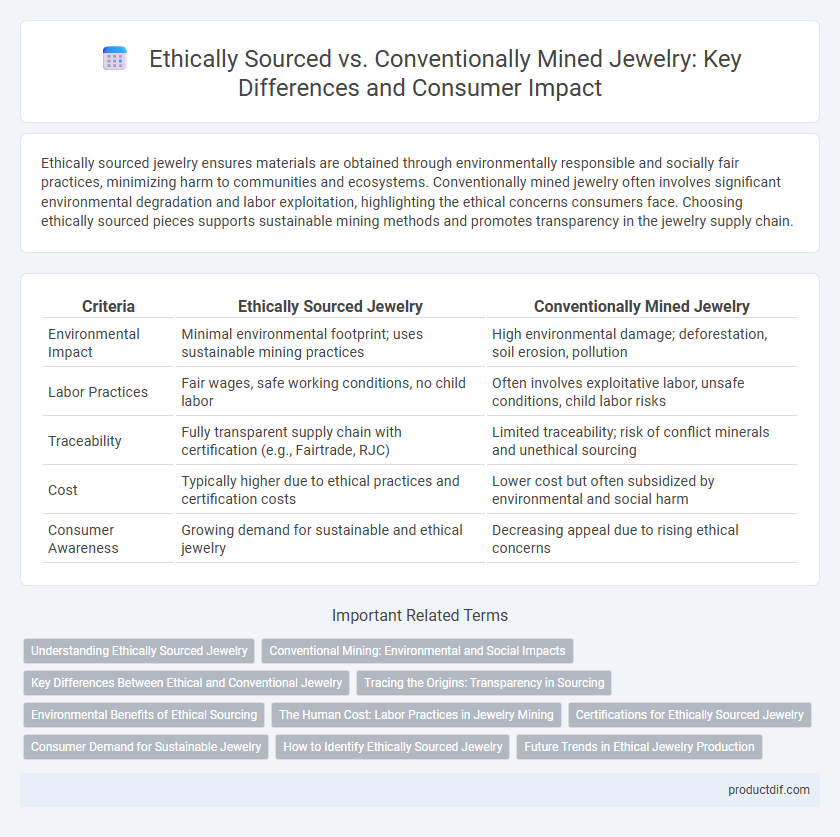 Ethically Sourced vs. Conventionally Mined Jewelry: Key Differences and Consumer Impact