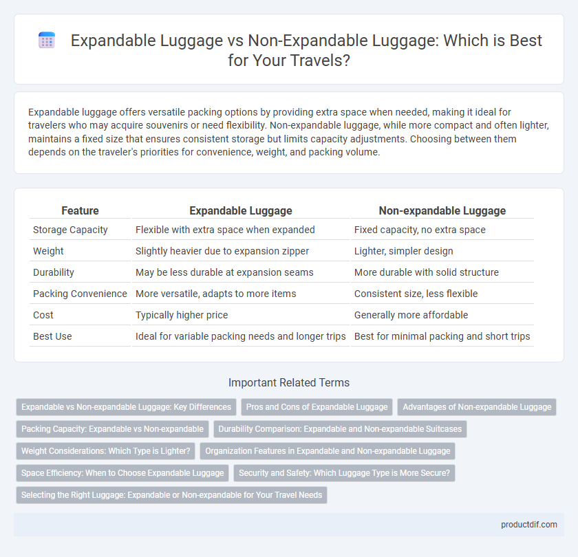Expandable Luggage vs Non-Expandable Luggage: Which is Best for Your Travels?