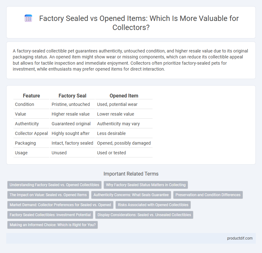 Factory Sealed vs Opened Items: Which Is More Valuable for Collectors?